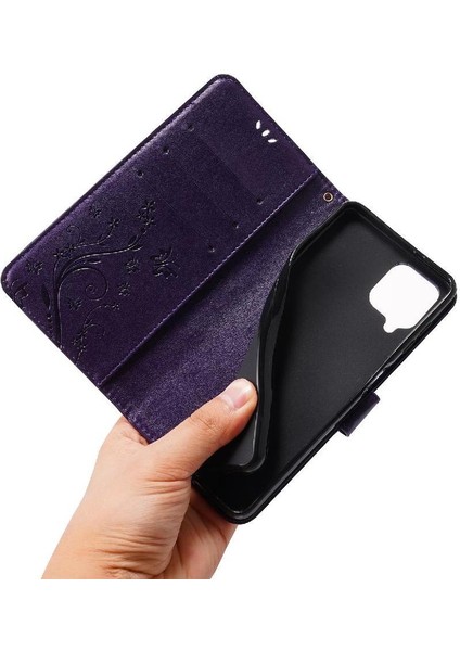 Samsung Galaxy A22 4g Için Filp Durumda Kart Tutucu Kickstand Pu Deri Bilek (Yurt Dışından) modelleri
