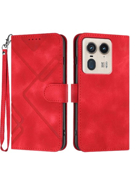 Motorola Moto X50 Ultra Manyetik Kapak Için Flip Case Kart Yuvası Standı ile (Yurt Dışından)