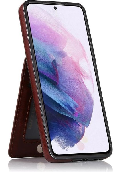 Kredi Kartı Toka ile Samsung Galaxy S21 Premium Deri ile Uyumlu (Yurt Dışından) indirimleri