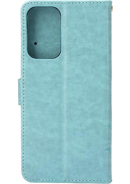 Samsung Galaxy A73 5g Manyetik Kapatma Pu Deri Kickstand Için Filp Durumda (Yurt Dışından)