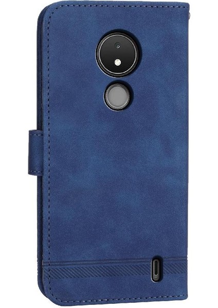 Nokia C21 Kart Yuvaları Manyetik Kapatma Bileklik Premium Için Flip Case (Yurt Dışından) indirimleri