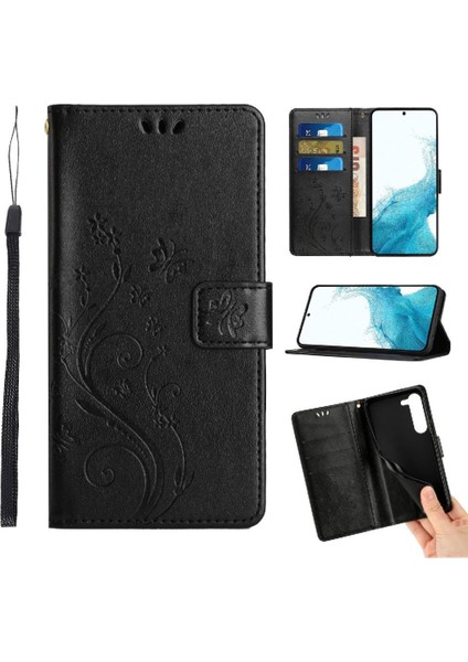 Samsung Galaxy S23 Için Kickstand Durumda Kart Tutucu Manyetik Kapatma Pu (Yurt Dışından)