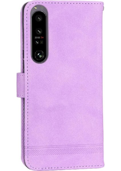 Sony Xperia 10 V Bileklik Manyetik Kapatma Nakit Cep Için Flip Case (Yurt Dışından)