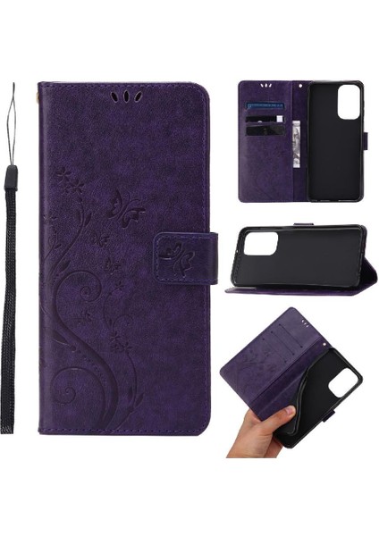 Samsung Galaxy A73 5g Manyetik Kapatma Pu Deri Kickstand Için Filp Durumda (Yurt Dışından)