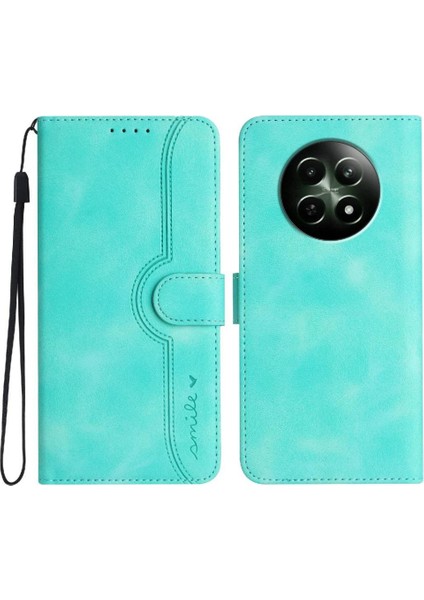 Realme 12 5g Kılıf Dahili Mıknatıs Kapak Premium Pu Cüzdan ile Uyumlu (Yurt Dışından)