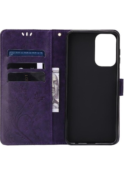 Samsung Galaxy A33 5g Kickstand Manyetik Kapatma Kart Tutucu Için Filp Durumda (Yurt Dışından)