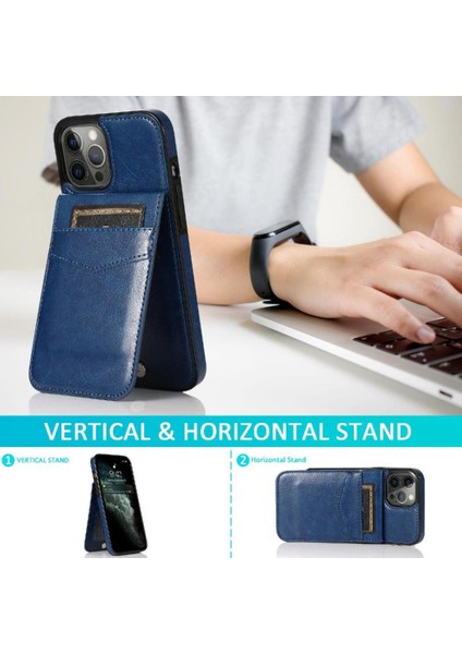 Kredi ile IPhone 13 Pro Max Manyetik Toka Kickstand ile Uyumlu (Yurt Dışından)