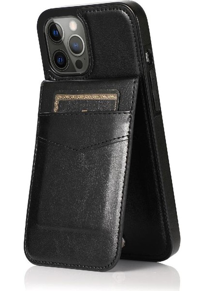 Kredi ile IPhone 13 Pro Max Manyetik Toka Kickstand ile Uyumlu (Yurt Dışından)