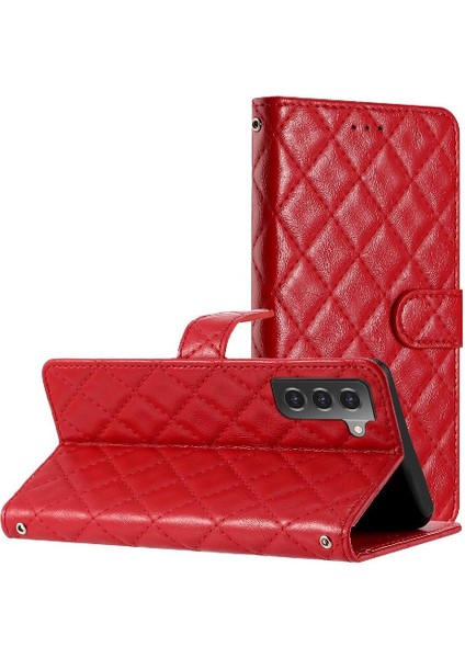 Samsung Galaxy S21 Artı Kickstand Pu Deri Cüzdan Tpu Kart Için Flip Case (Yurt Dışından)