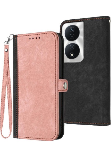 Honor X7B Pu Deri Manyetik Kapatma Kickstand Koruyucu Cüzdan Için Kılıf (Yurt Dışından)
