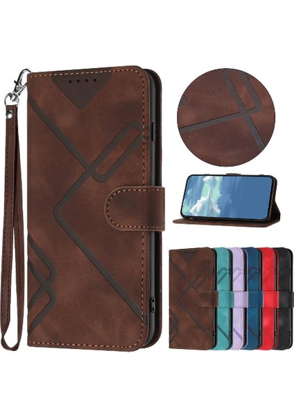 Sony Xperia 10 Vı Için Flip Case Manyetik Kapak Pu Deri Flip Cüzdan ile (Yurt Dışından) modelleri