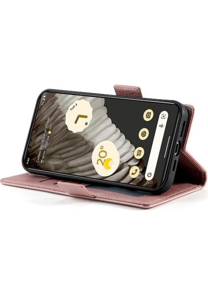 Google Pixel 7A Kart Yuvaları Flip Cüzdan Günlük Kullanım Iş Için Flip Case (Yurt Dışından)