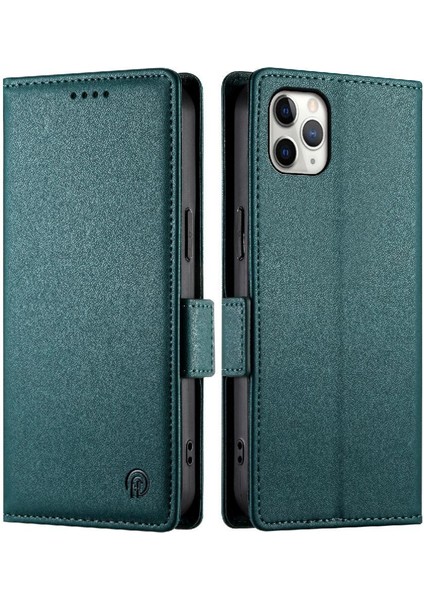 IPhone 11 Için Flip Case Pro Max Cüzdan Kartvizit Yuvaları Günlük Kullanım Flip (Yurt Dışından)