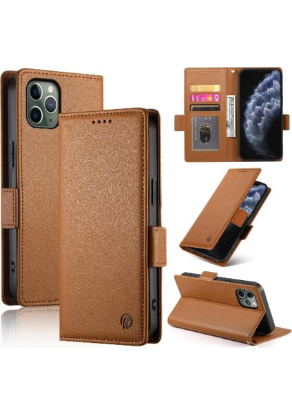 IPhone 11 Için Flip Case Pro Flip Cüzdan Günlük Kullanım Kart Yuvaları Iş (Yurt Dışından)