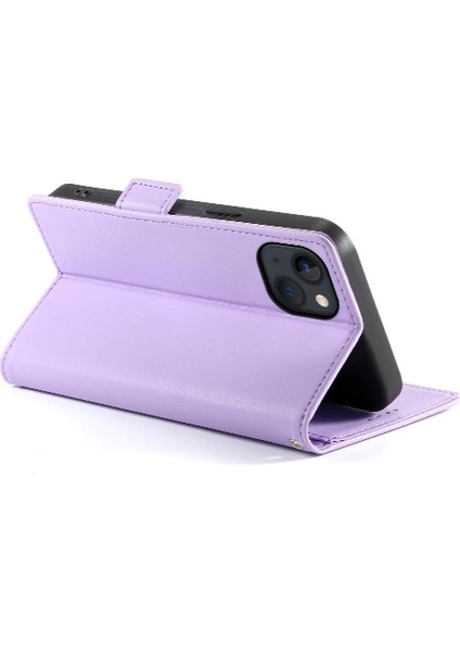 IPhone 13 Kart Yuvaları Için Flip Case Günlük Kullanım Cüzdan Iş Çevirme (Yurt Dışından)