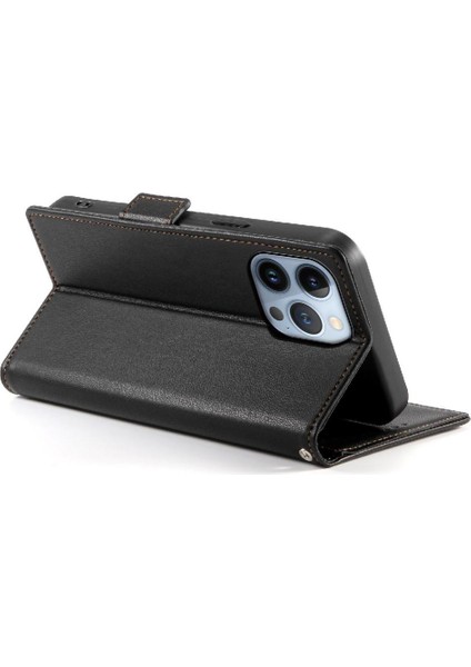 IPhone 13 Pro Günlük Kullanım Için Flip Case Cüzdan Kart Yuvaları Flip Iş (Yurt Dışından)