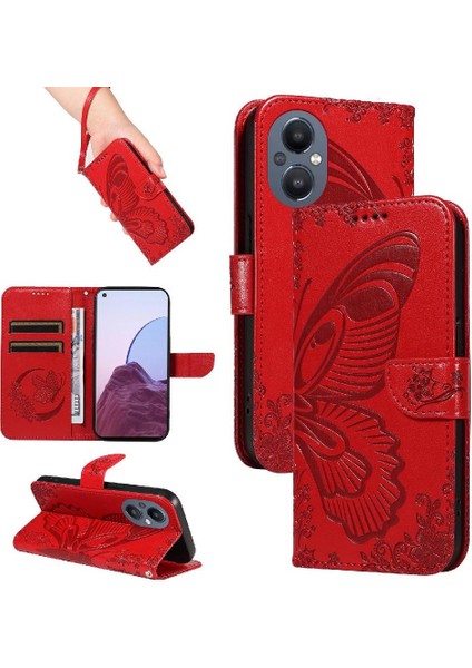Kredi Kartı Yuvası ile Oneplus Nord N20 5g Için Flip Case Yüksek Kalite El (Yurt Dışından)