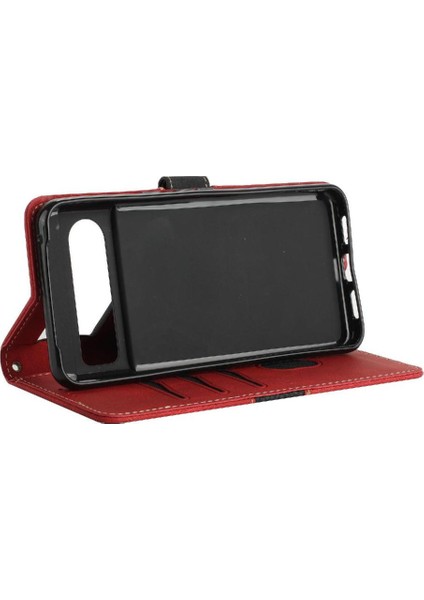 Google Piksel 8 Manyetik Kapatma Kart Yuvası Kickstand Bilek Için Cüzdan Kılıf (Yurt Dışından) modelleri