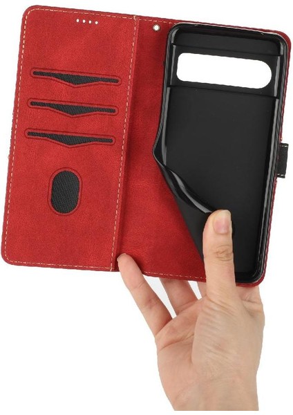 Google Piksel 8 Manyetik Kapatma Kart Yuvası Kickstand Bilek Için Cüzdan Kılıf (Yurt Dışından) fırsatları