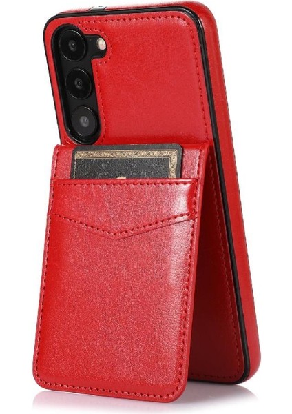 Samsung Galaxy S23 Durumda Cüzdan Kart Tutucu Manyetik Toka ile Uyumlu (Yurt Dışından) modelleri