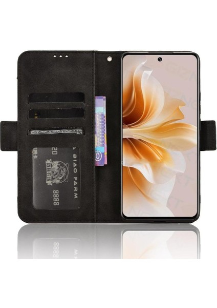 Oppo A3 Pro 5g Manyetik Kapatma Deri Cüzdan Kapak Için Kılıf Ayarlanabilir (Yurt Dışından)