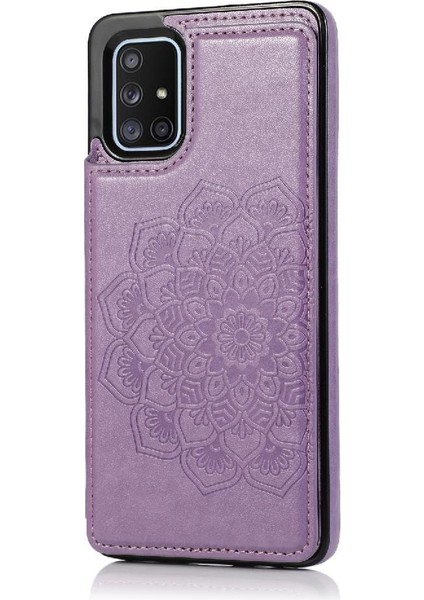 Samsung Galaxy A71 5g Flip Darbeye Pu Için Kart Tutucu Kılıf ile Cüzdan (Yurt Dışından)