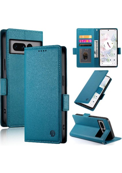 Google Piksel 7 Pro Cüzdan Kart Yuvaları Için Flip Case Iş Günlük Kullanım Flip (Yurt Dışından)