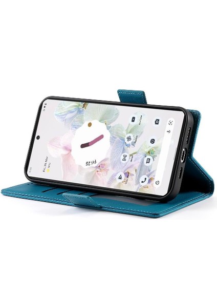 Google Piksel 7 Pro Cüzdan Kart Yuvaları Için Flip Case Iş Günlük Kullanım Flip (Yurt Dışından)