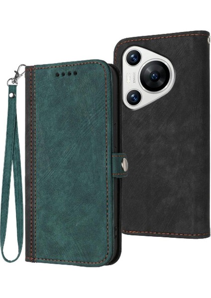 Huawei Pura 70 Için Kickstand Koruyucu Cüzdan Flip Folio Kitap Pu (Yurt Dışından)