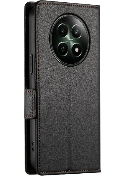 Realme 12 5g Günlük Kullanım Için Flip Case Iş Cüzdan Kart Yuvaları Flip (Yurt Dışından) modelleri