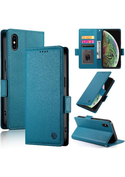 IPhone Xs Max Cüzdan Flip Iş Kartı Yuvaları Günlük Kullanım Için Flip Case (Yurt Dışından)