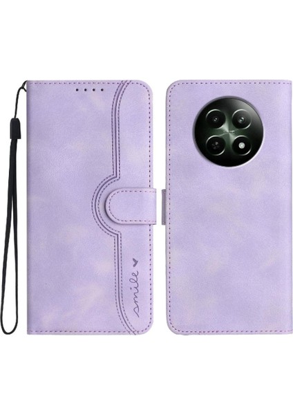 Realme 12 5g Kılıf Dahili Mıknatıs Kapak Premium Pu Cüzdan ile Uyumlu (Yurt Dışından)