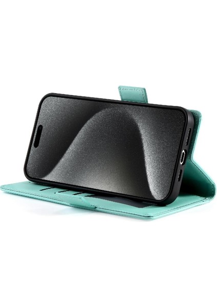IPhone 15 Için Flip Case Pro Max Flip Cüzdan Günlük Kullanım Kart Yuvaları Iş (Yurt Dışından)