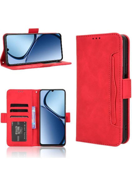 Realme C63 4g Için Kılıf Deri Cüzdan Kapak Manyetik Kapatma Ayarlanabilir (Yurt Dışından) modelleri