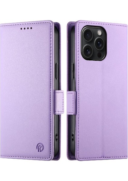 IPhone 15 Için Flip Case Pro Max Flip Cüzdan Günlük Kullanım Kart Yuvaları Iş (Yurt Dışından)