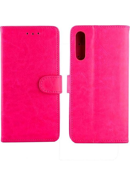 Honor 9x Pro Kart Tutucu Manyetik Kapatma Pu Deri Için Flip Case (Yurt Dışından)