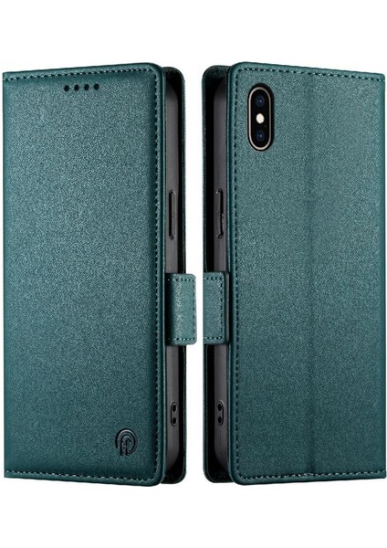 IPhone Xs Max Cüzdan Flip Iş Kartı Yuvaları Günlük Kullanım Için Flip Case (Yurt Dışından)