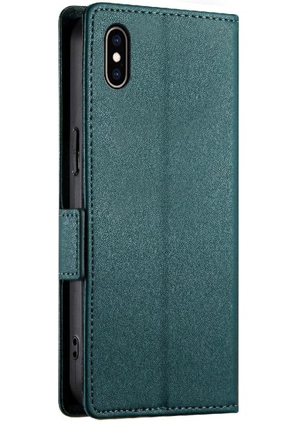 IPhone Xs Max Cüzdan Flip Iş Kartı Yuvaları Günlük Kullanım Için Flip Case (Yurt Dışından)