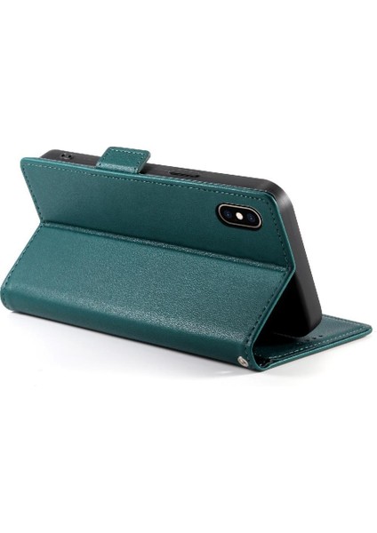 IPhone Xs Max Cüzdan Flip Iş Kartı Yuvaları Günlük Kullanım Için Flip Case (Yurt Dışından)