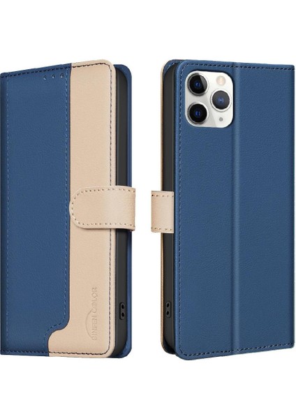 IPhone 11 Için Flip Case Pro Flip Folio Darbeye Tpu Iç Kabuk Kartı (Yurt Dışından)