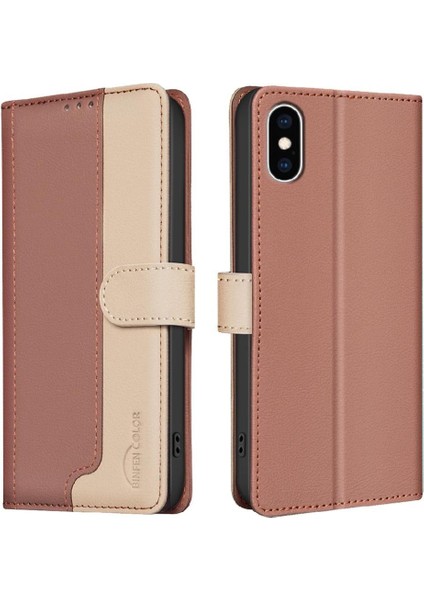 IPhone Xs Max Flip Folio Rfıd Engelleme Kickstand Darbeye (Yurt Dışından)