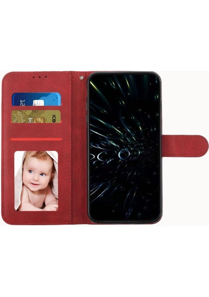 Realme C61 Yan Toka Tam Koruma Kartı Ekleme Pu Için Flip Case (Yurt Dışından) modelleri