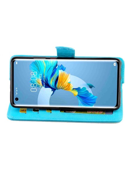 Huawei Mate 40 Için Flip Case Kickstand Manyetik Kapatma Darbeye Kart (Yurt Dışından)