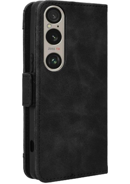 Sony Xperia 1 Için Kılıf Ⅵ Ayarlanabilir Ayrılabilir Kart Tutucu Manyetik Kapak (Yurt Dışından)