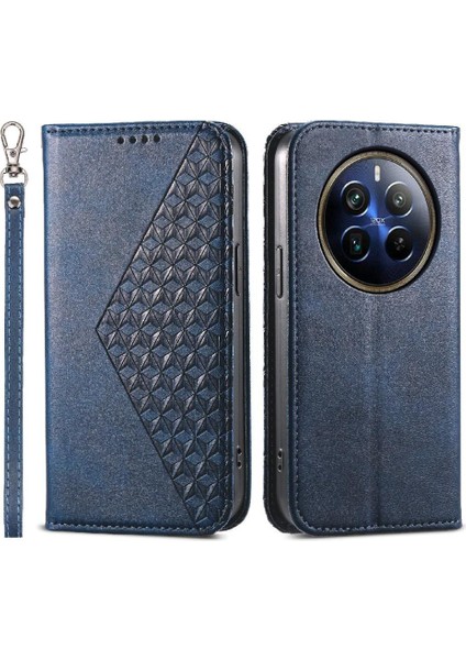 Realme 12 Pro Artı 5g Için Flip Case Standı Günlük Kullanım Cüzdan El Kayışı (Yurt Dışından)