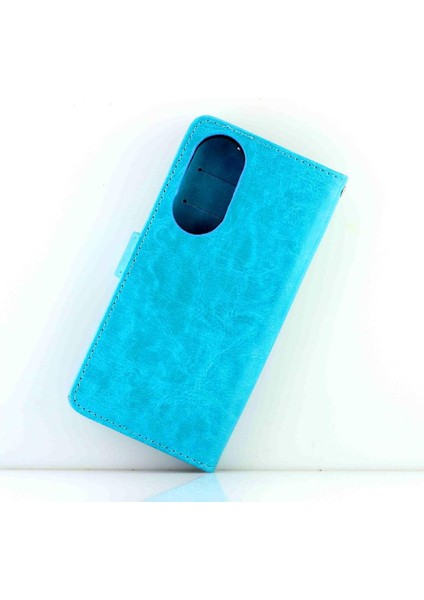 Huawei P50 Kickstand Manyetik Kapatma Darbeye Dayanıklı Kart Pu Için Flip Case (Yurt Dışından)