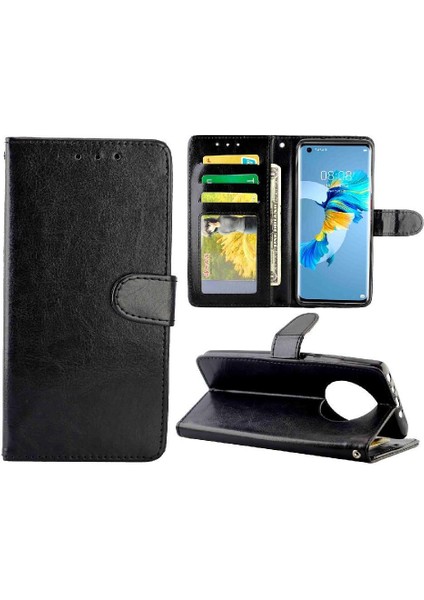 Huawei Mate 40 Için Flip Case Kickstand Manyetik Kapatma Darbeye Kart (Yurt Dışından)