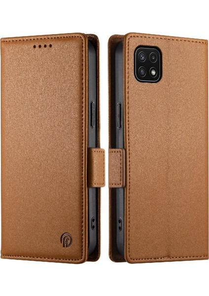 Samsung Galaxy A22 5g Kart Yuvaları Cüzdan Iş Günlük Kullanım Için Flip Case (Yurt Dışından)