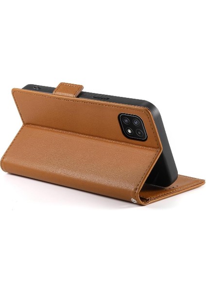 Samsung Galaxy A22 5g Kart Yuvaları Cüzdan Iş Günlük Kullanım Için Flip Case (Yurt Dışından) modelleri