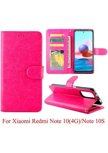 Xiaomi Redmi Not 10 Için Flip Case 4g Kickstand Manyetik Kapatma Kartı Pu (Yurt Dışından) fırsatları